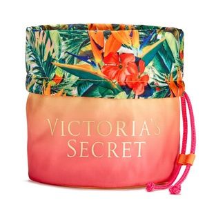 V.S. PINK Neon Paradise Drawstring Beauty Bag
